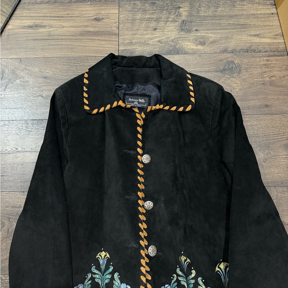 Patricia Wolf Hand Painted Jacket